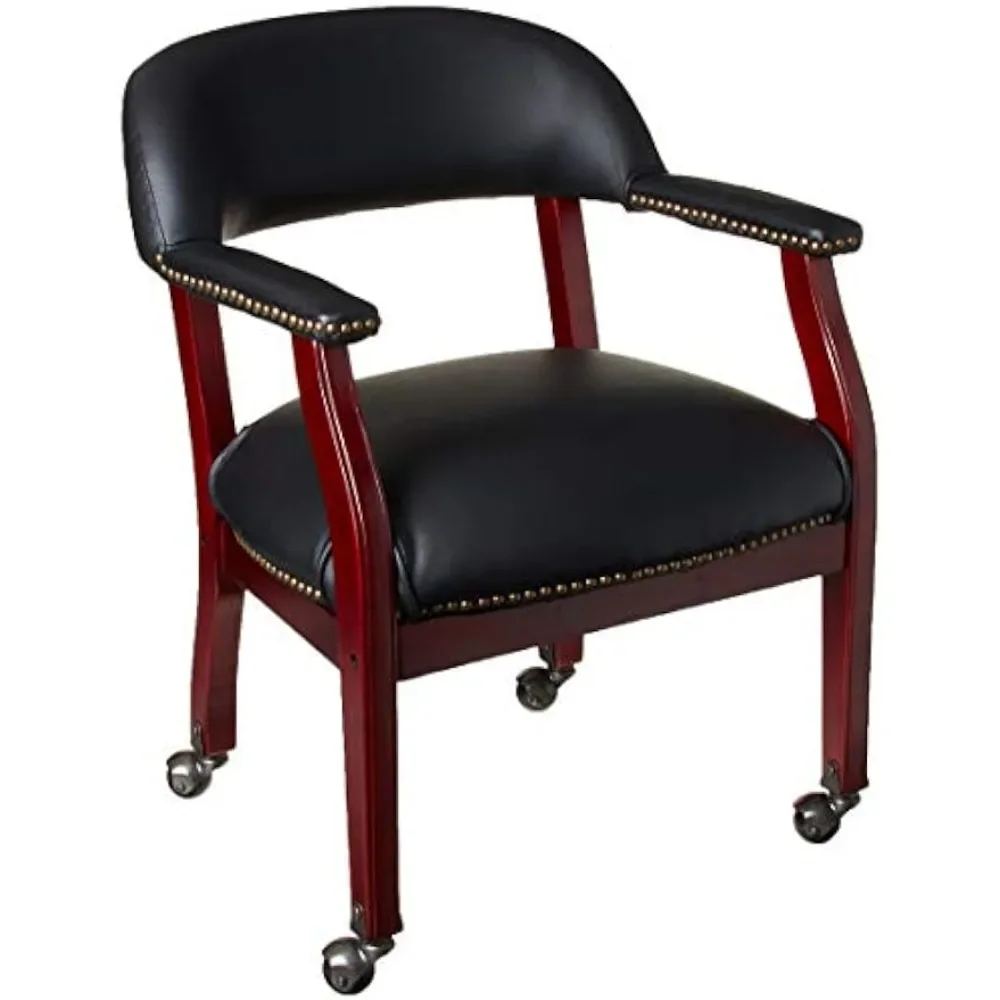 Captain’s Chair In Black / Casters