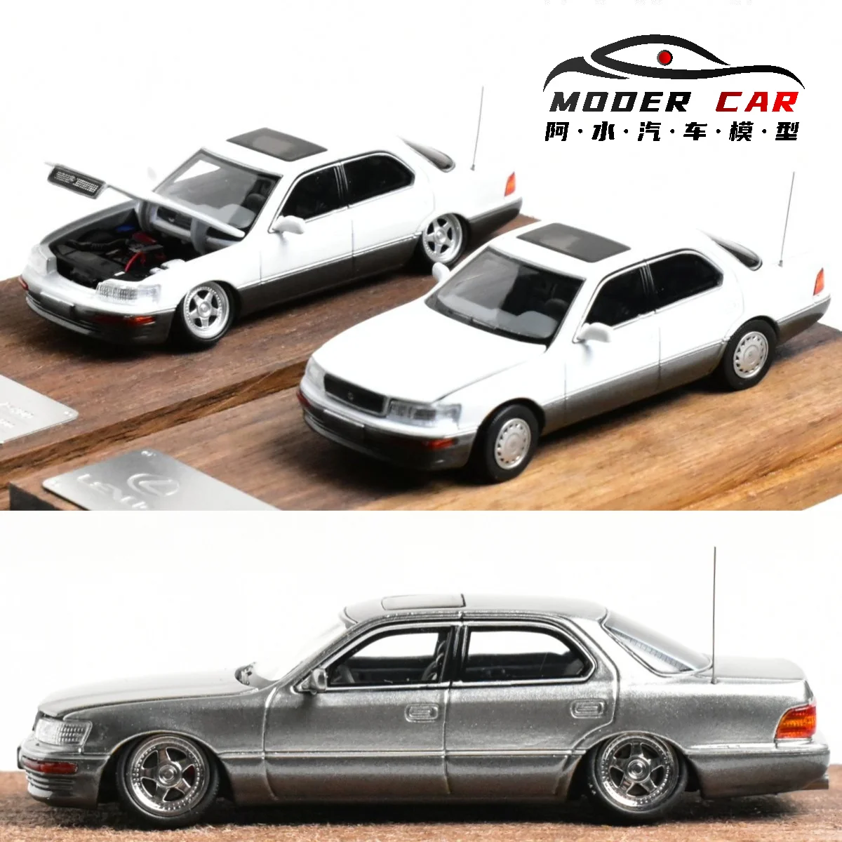 

Литая под давлением модель автомобиля Fine Works64 FW 1:64 LS400 XF10 UCF10