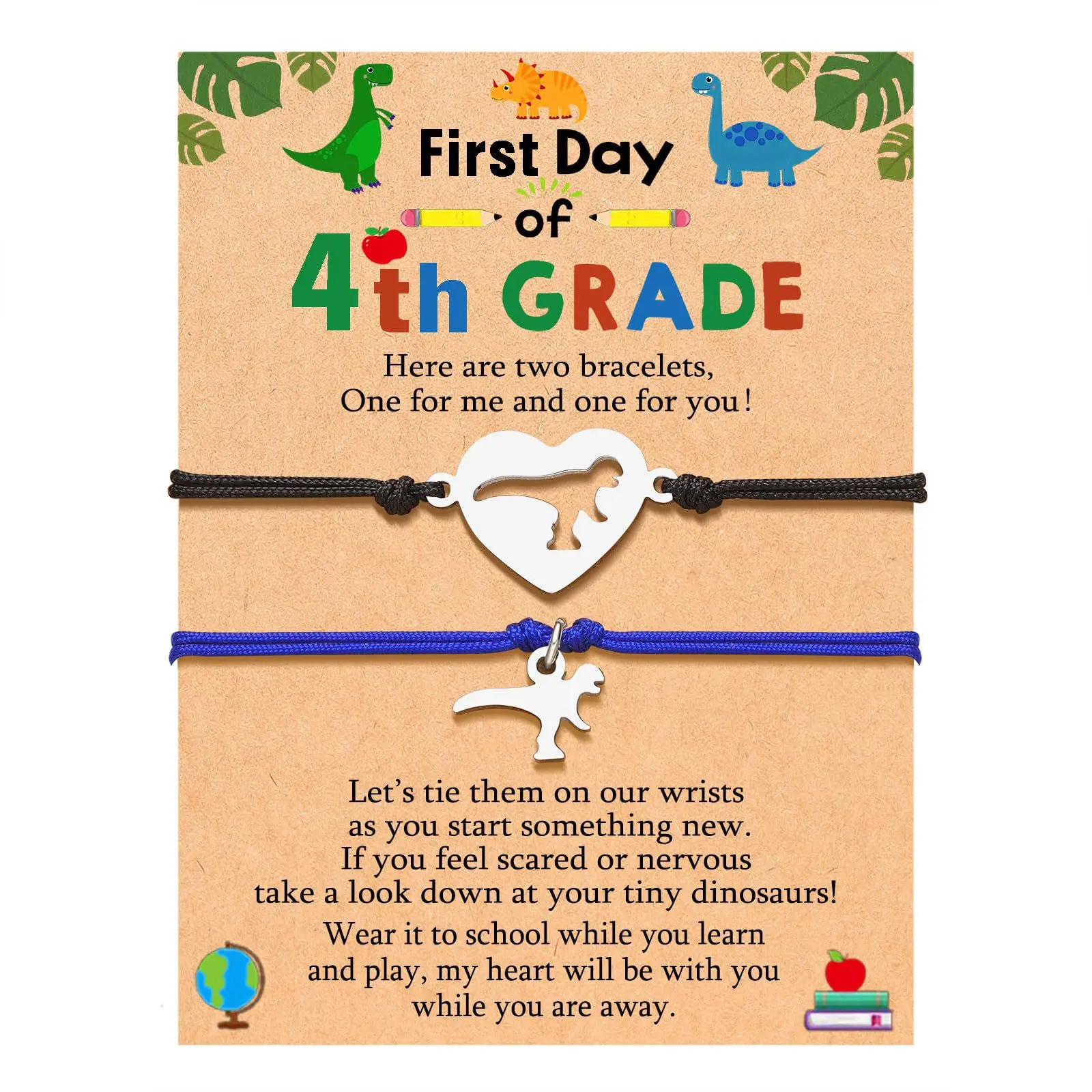 Back to School Gifts First Day of School Bracelets Set for