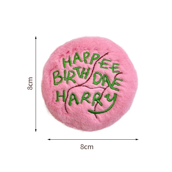 2024 New Harries Hagrid Cake Refrigerator Magnet Creative Home Plush Magnetic Decorative Sticker Birthday Pottered Fans Gifts