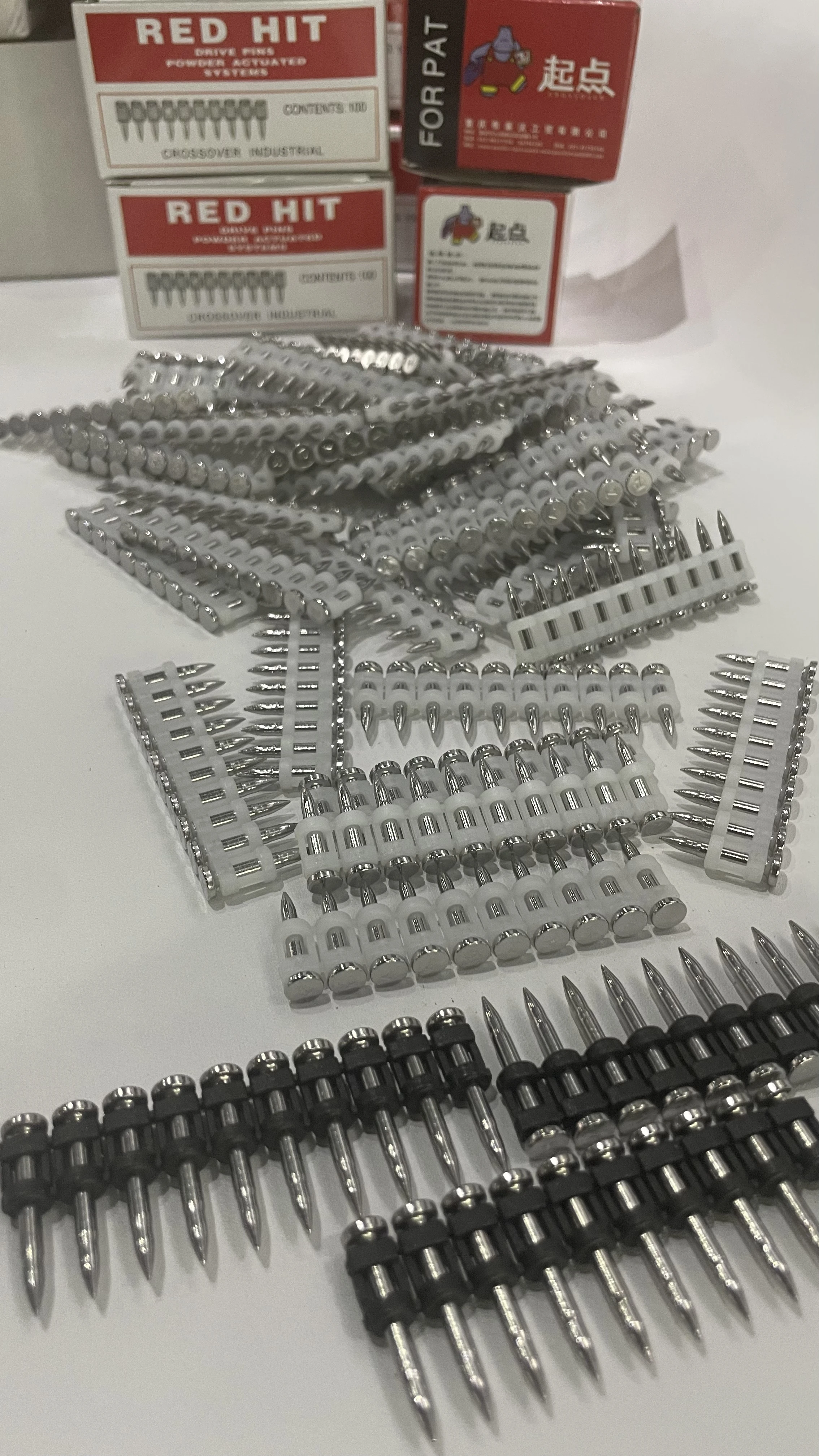 A2 Stainless steel 304 Concrete  Gun  Gas Nails Drive Pin for Cordless Nailer  Li-on Battery  Tool  Use in Steel and Concrete