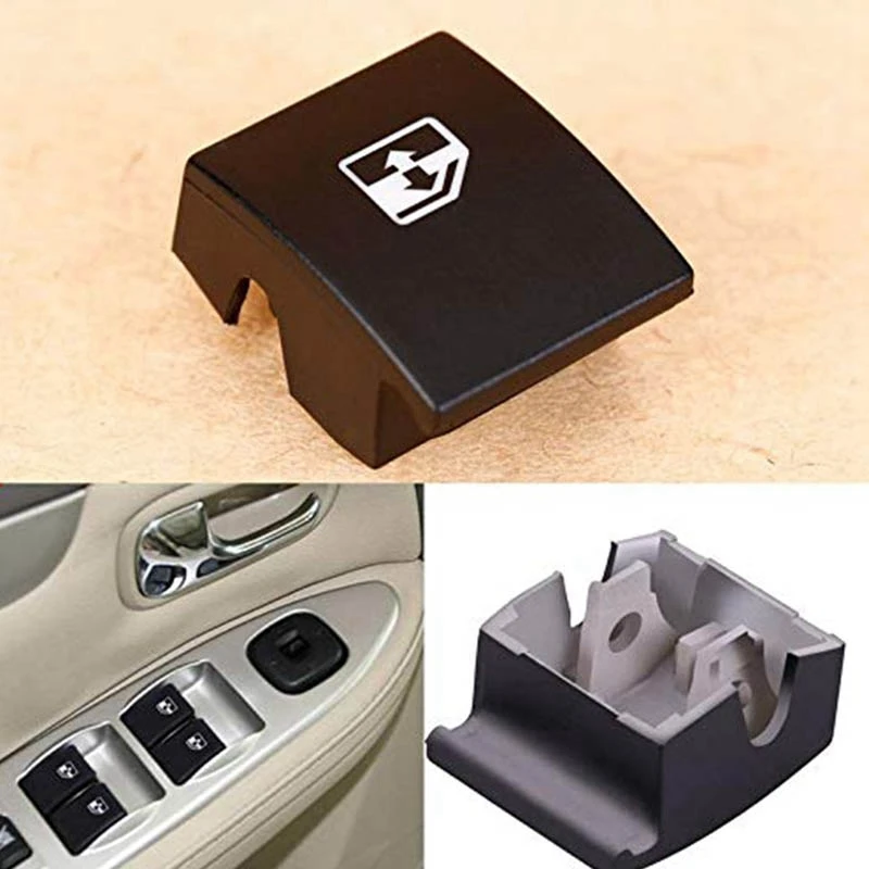 For Vauxhall Opel Astra Mk5 Zafira Tigra B Electric Window Switch Button Cover - Black