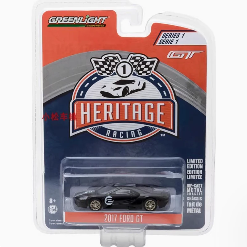 Greenlight Diecast 1:64 Skala 2017 Ford GT Model Samochodu Ze Stopu Kolekcja Ekspozycyjna Zabawka Prezenty Pamiątki