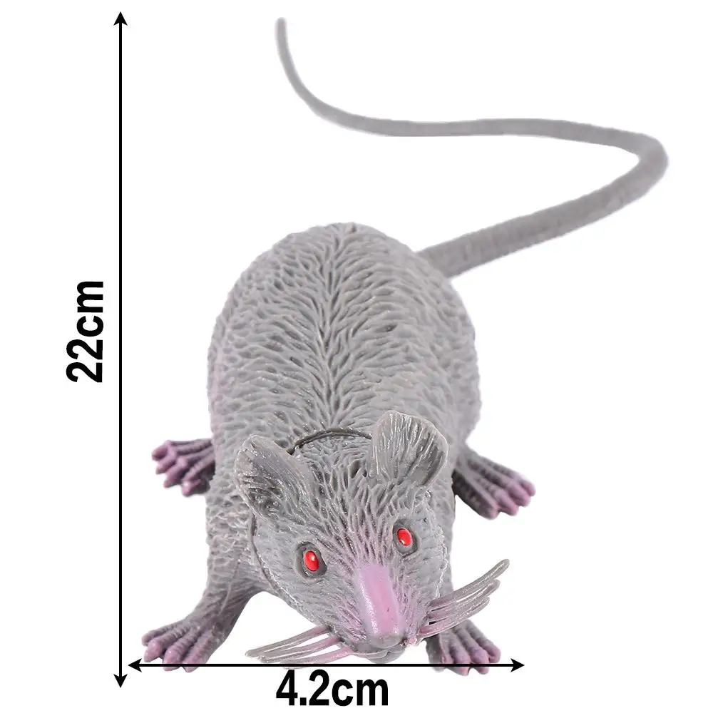 1 pz pratica simulazione mouse giocattolo realistico plastica falso mouse modello bambini scherzo ingannevole giocattolo festa gag giocattoli