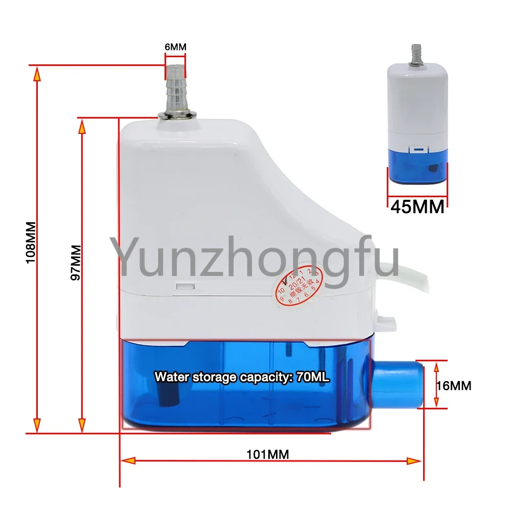 Drainage pump Automatic ultra-quiet condensate pump RS-24C/40C condensate lift pump 1-3P on-hook air conditioner