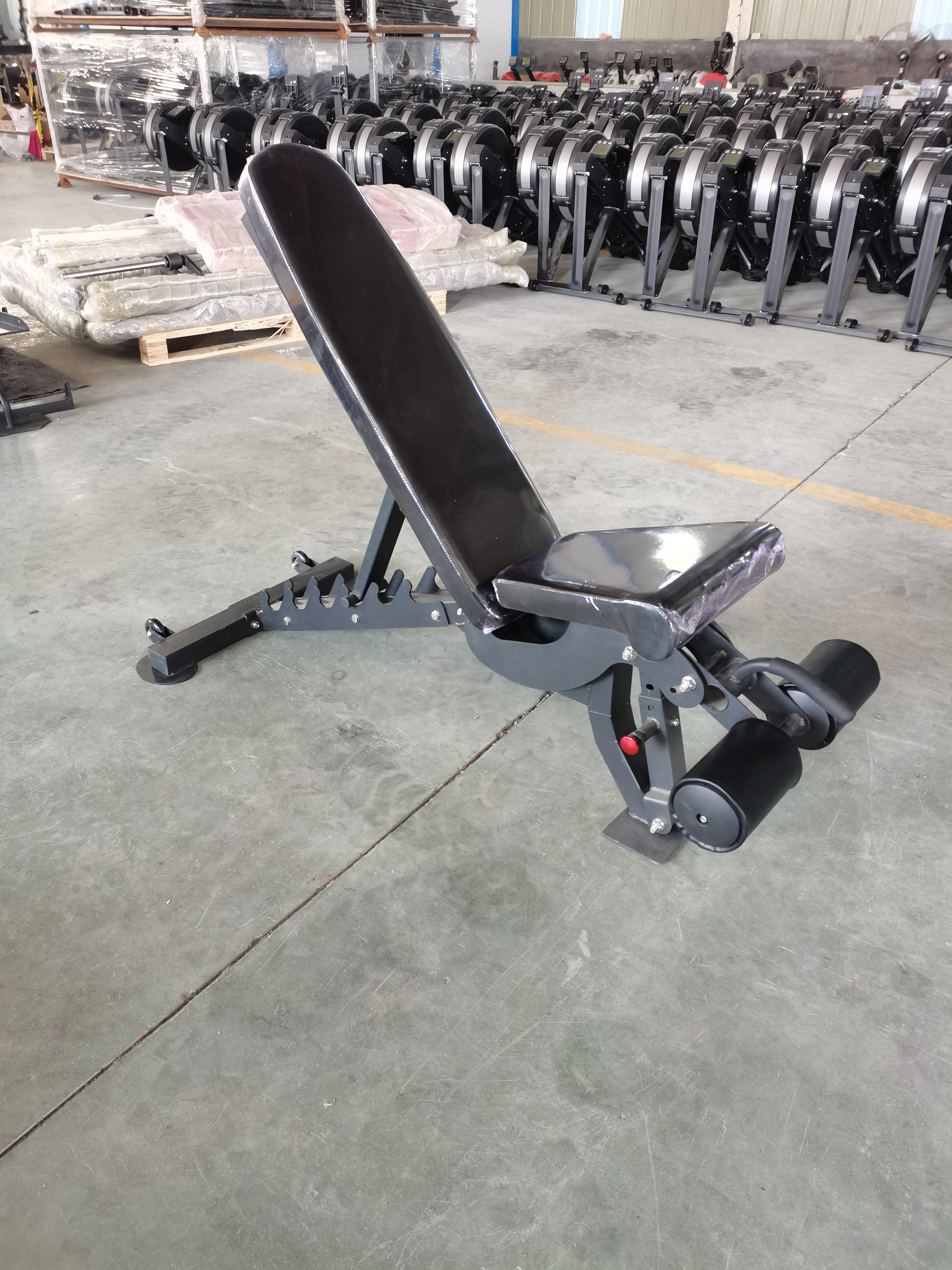 Drop Dumbbell Weightlifting Bench with Tilt Plate