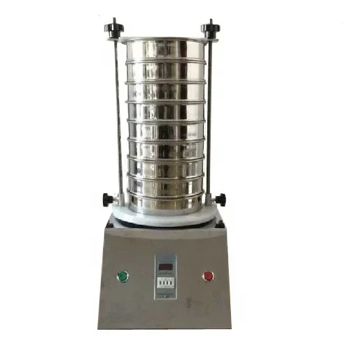 200 Diameter Stainless Steel 1-8 Decks Plain Weave Mesh Lab Test Sieve Shaker For Soil Testing