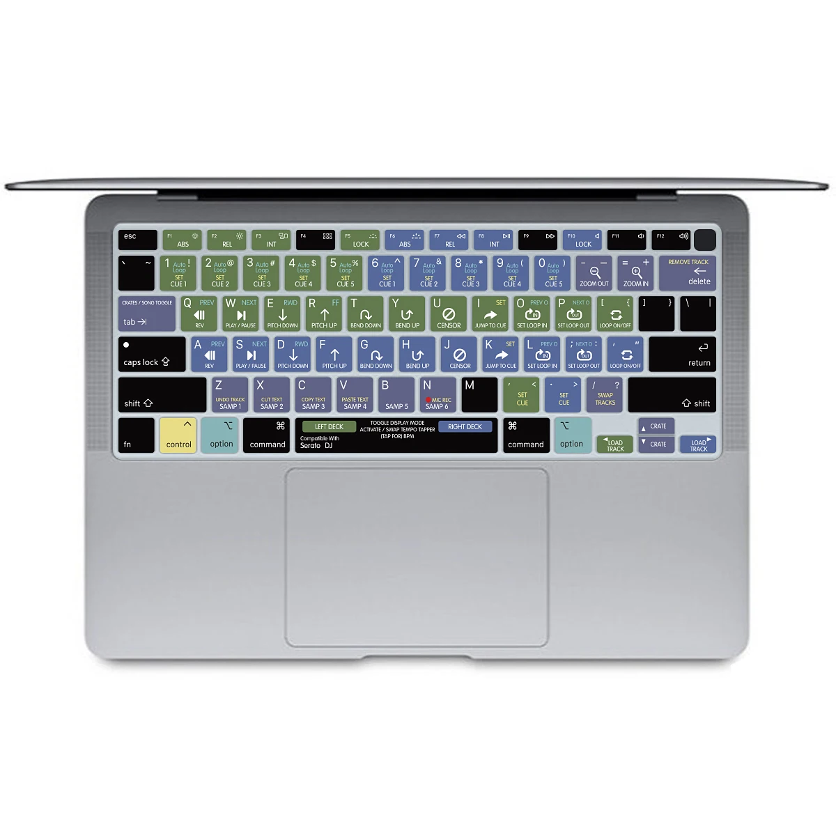 Serato DJ Hotkey Keyboard Cover Skin for MacBook Air 13