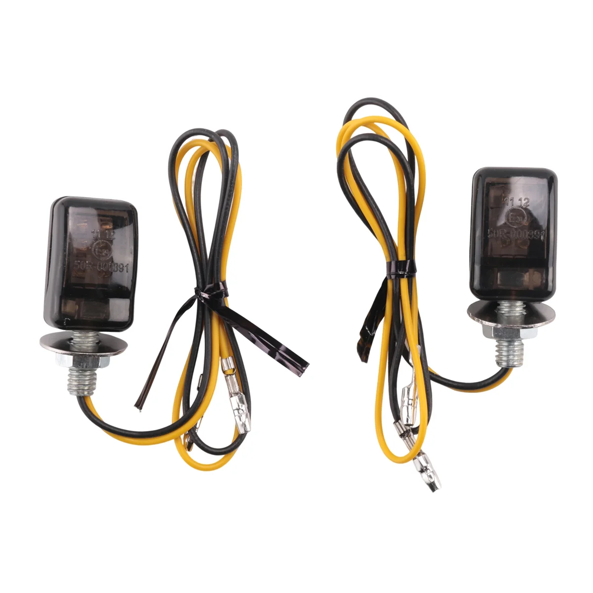 Lampu Sein Indikator Kecil Kecil Mini Hitam Tahan Lama untuk Yamaha