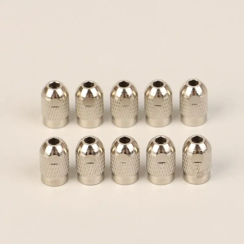 5/10Pcs Neue Edelstahl M7 M8 Muttern Pitch 0,75mm Bohrfutter Spannzangen Bits Schaft Schrauben Ersatz für Dreh Werkzeug