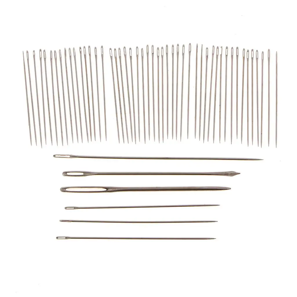 55 Pieces Hand Sewing Needle Set Stitching Needles Multi-function Needle