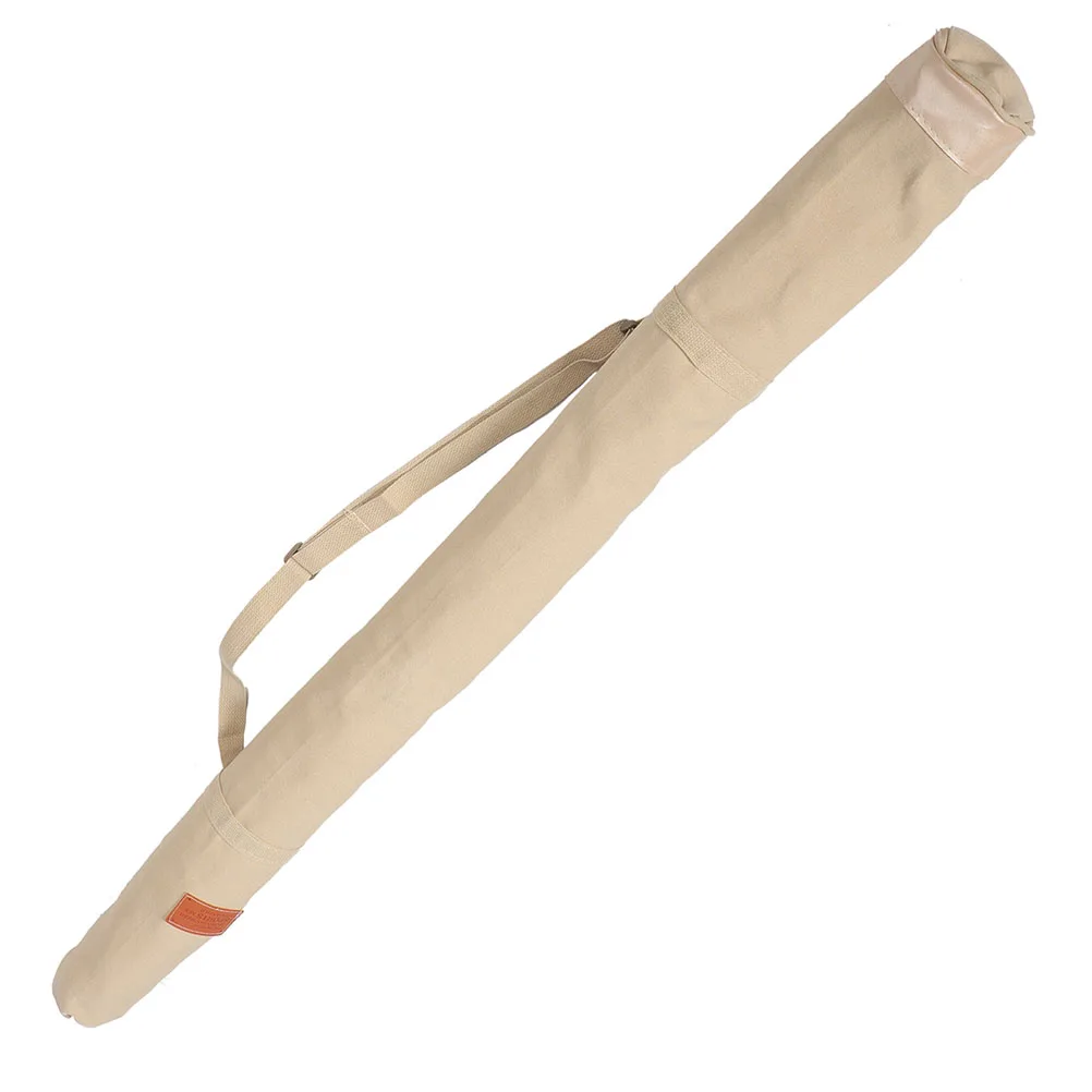 

Fishing Umbrella Bag 1.2m Beige Oxford Canvas Protective Organizer Storage Portable Fishing Supplies Tackle Bag Rod