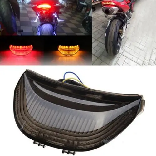 Imagen 2 del producto Luz trasera LED para motocicleta, luz intermitente de freno para Honda CBR600RR 2003 2004 2005 2006 Honda CBR1000RR 2004-2007