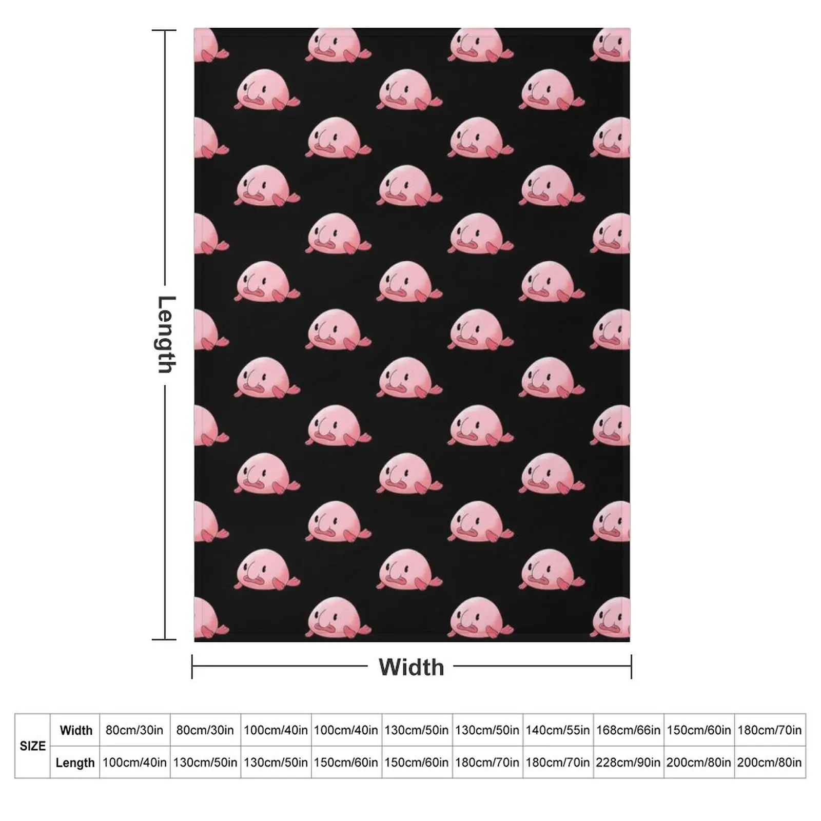 Cute Blobfish Throw Blanket Stuffeds Large cosplay anime Blankets For Baby Cute Quilt Blankets
