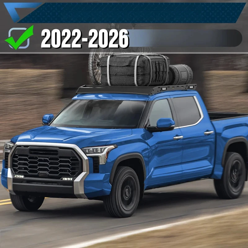 Factory Hot SaleHigh Quality 4X4 Off Road Aluminum Alloy Rack Roof Rails Cargo Basket Tundra -