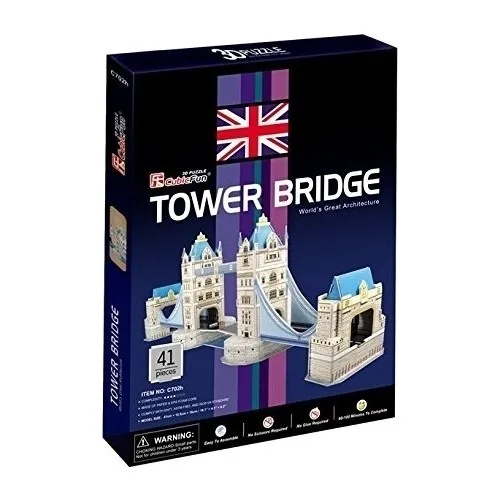 Cubic Fun London Tower Bridge Model Ships