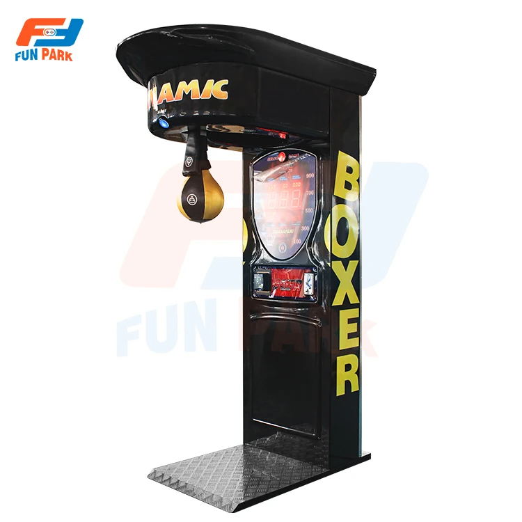 Hot Rapper Boxer Machine Amusement Park Electric Used Punching Bag Boxing Punch Arcade Game Machine for Sale