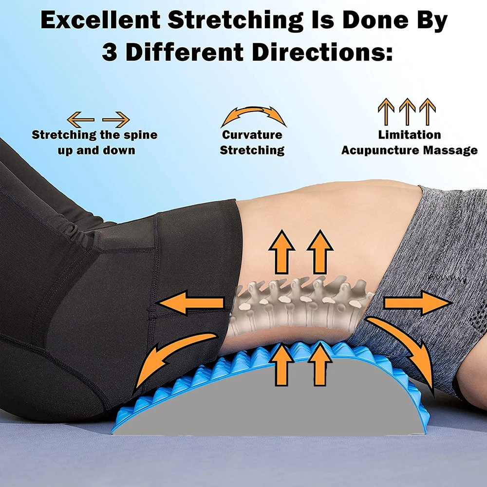 Back Stretcher Pillow For Back Pain Relief,Lumbar Support,Herniated Disc,Sciatica Pain Relief,Posture Corrector,Spinal Stenosis