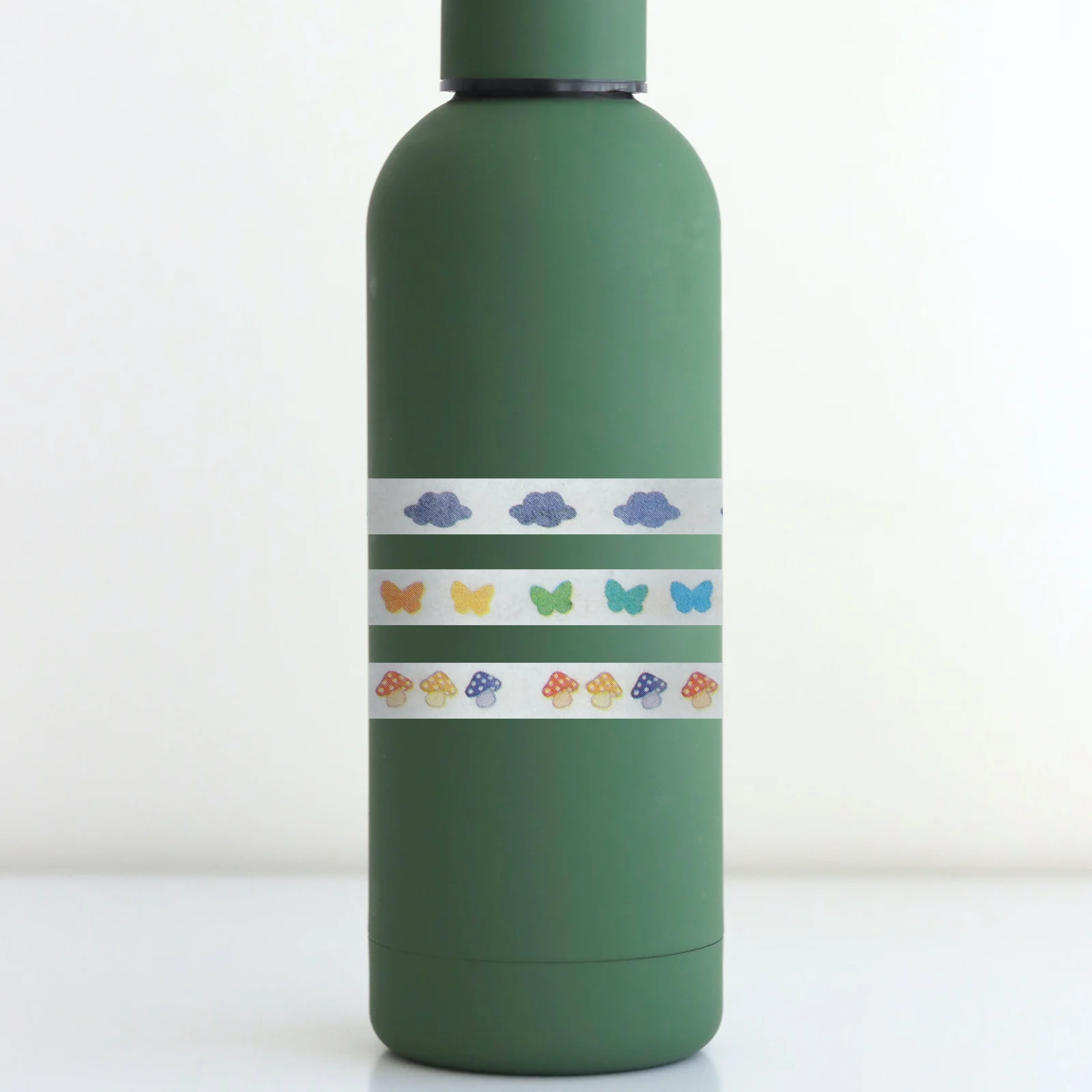 مجموعة شريط اشي لاصق مزخرف مكونة من 12 لفة متعددة الوظائف يمكنك صنعها بنفسك من سجل القصاصات وتغليف الهدايا ومستلزمات مخططة الحرف اليدوية