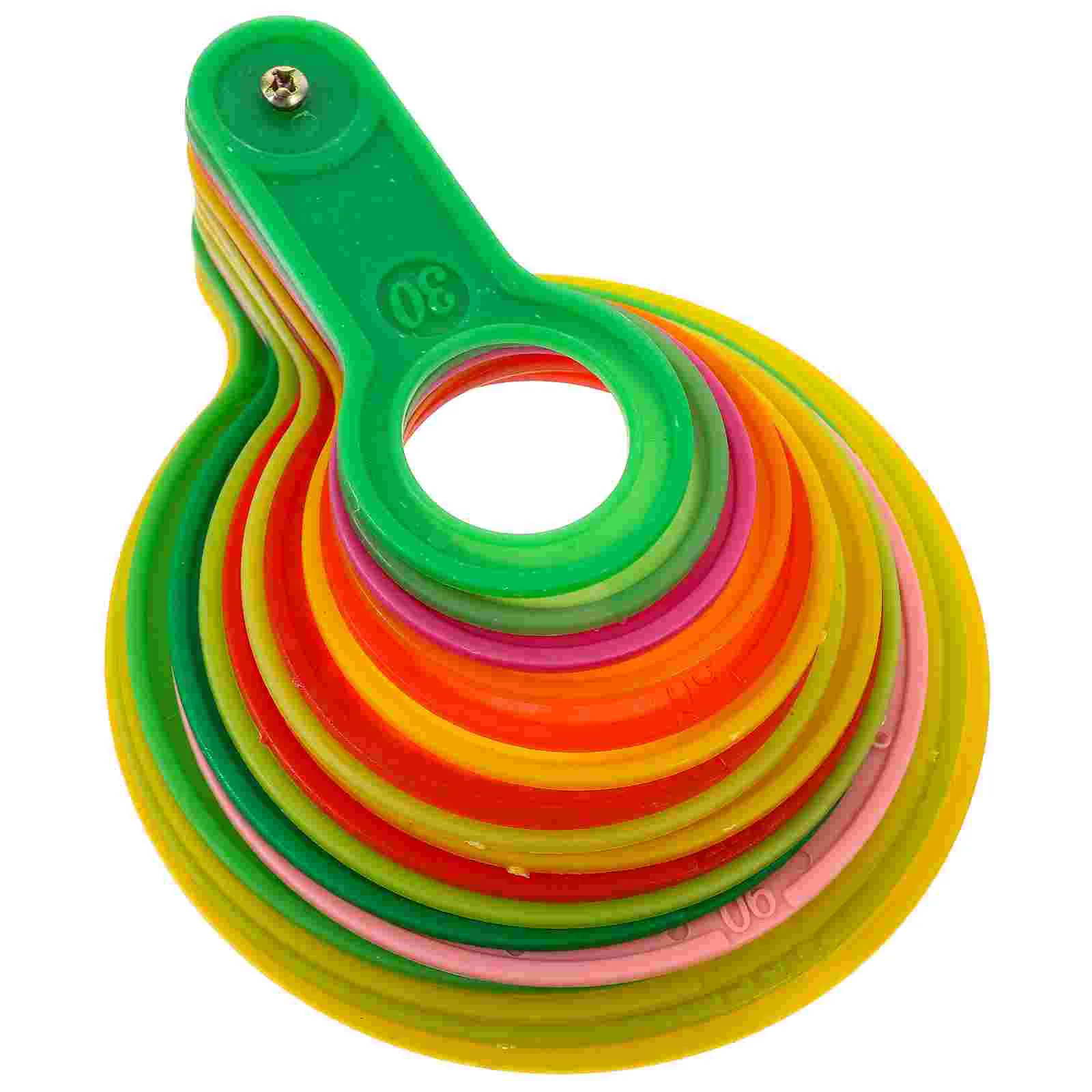 Orchard Fruit Vegetable Grading Plate Circle Measuring Caliper Set Diameter Plastic Gauge Board Fruits Tool Rings