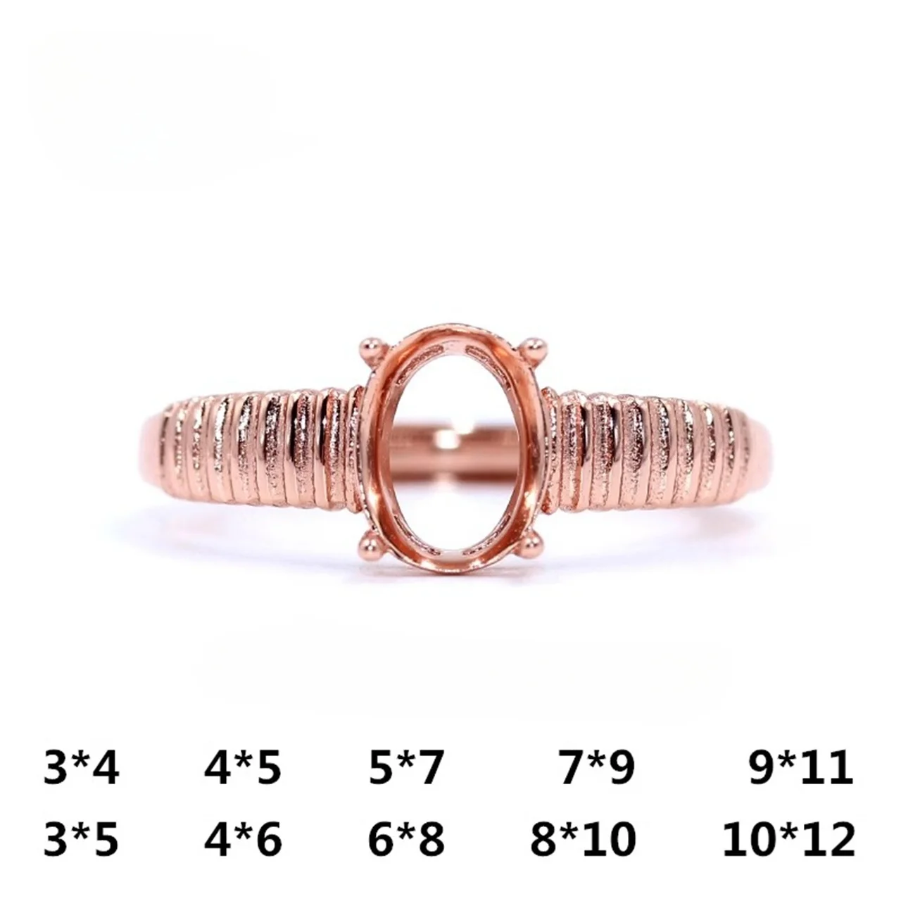 MeiBaPJ Inlay Multiple Sizes To Choose From S925 Sterling Silver DIY Empty Ring Holder Women Fine Jinggong Zircon Charm Jewelry