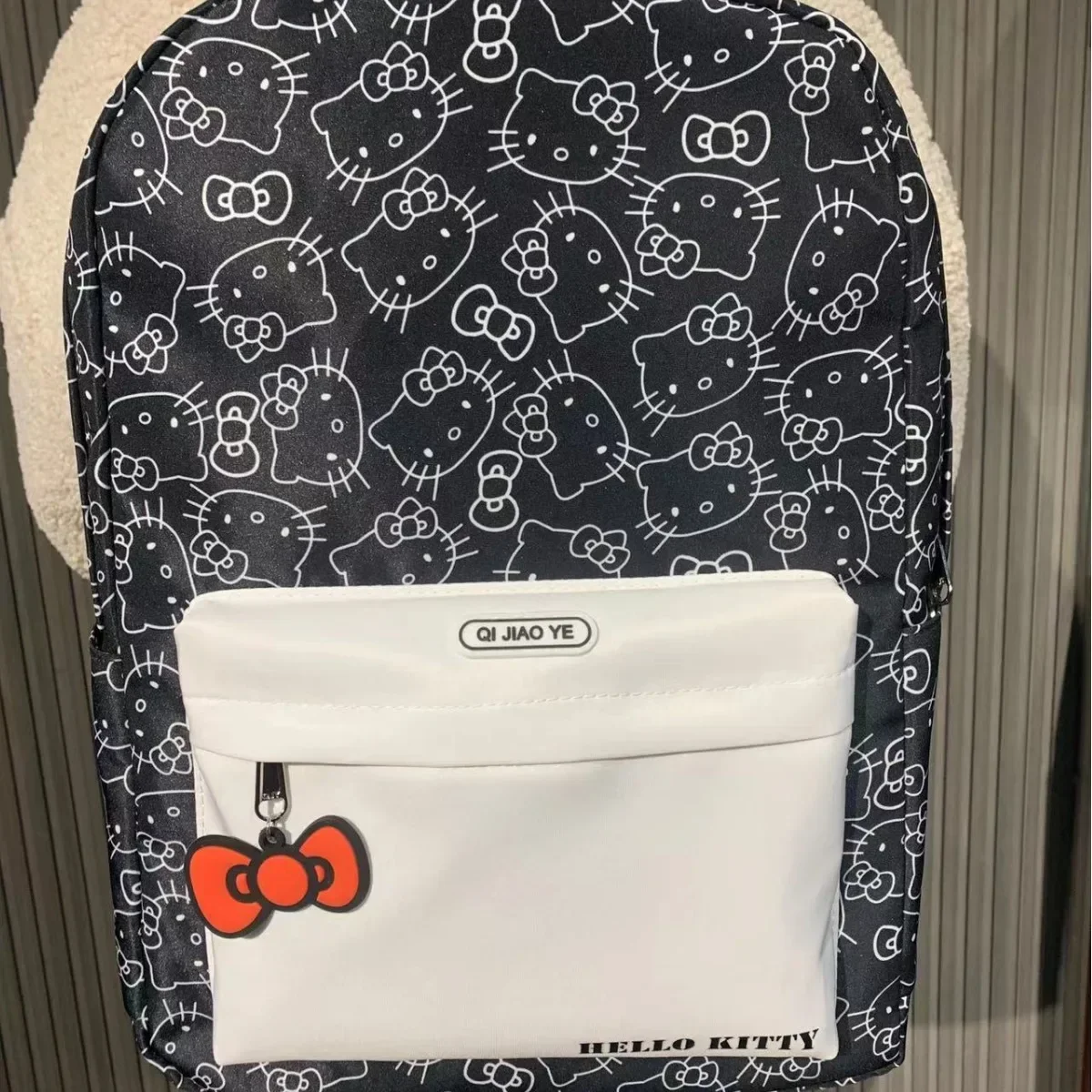 Hello Kitty Schoolbag Hello Kitty Rugzak Lichtgewicht Rugzak Dames Sanrio Schooltas Vrouwen Halswervel Bescherming