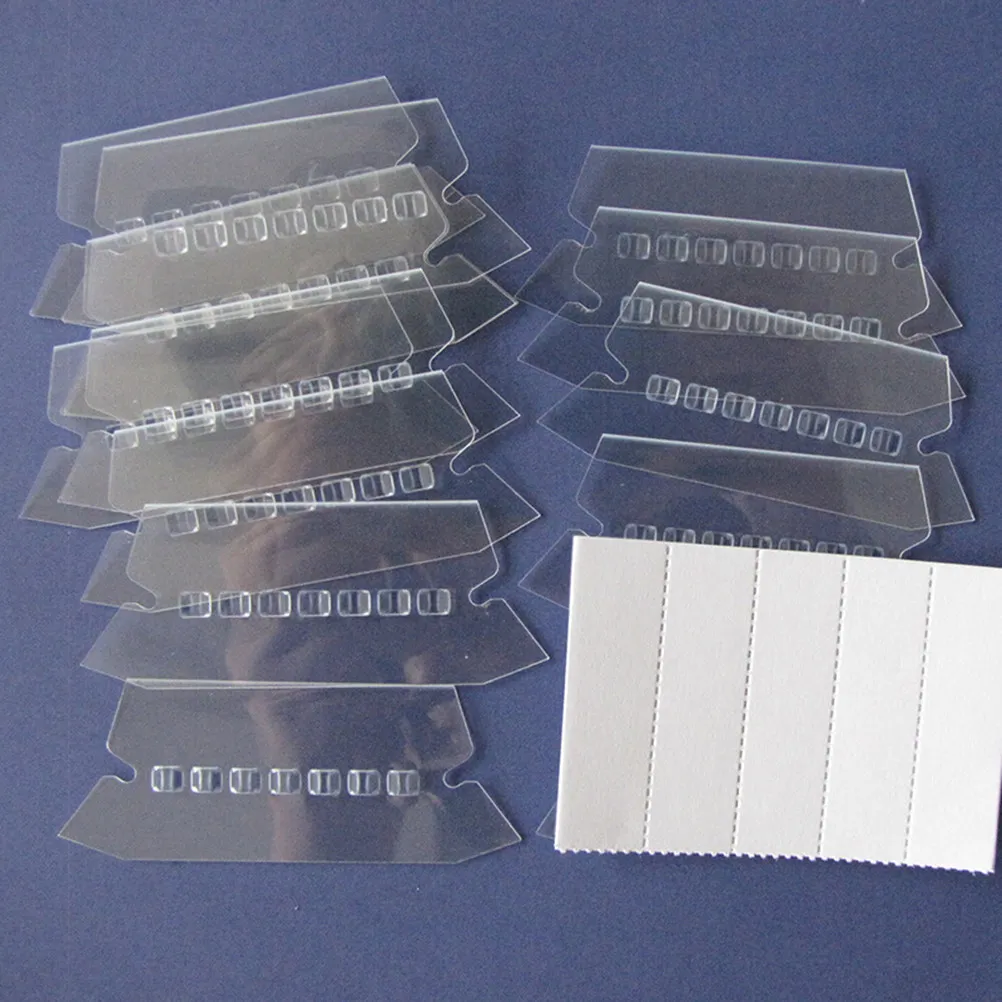 

120Pcs Filing Tabs Ultra Clear Plastic Folder Labels Time Saver for Office Work Folder Tag File Labels