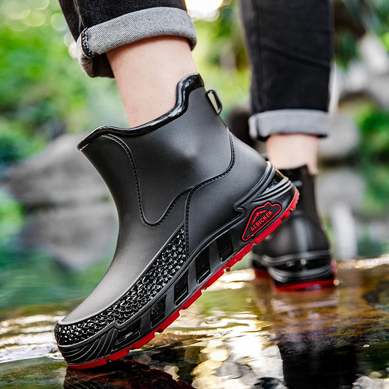 

Новые модные повседневные мужские туфли большого размера, спортивная обувь, лоферы, кроссовки, водонепроницаемые, дышащие, стильные.