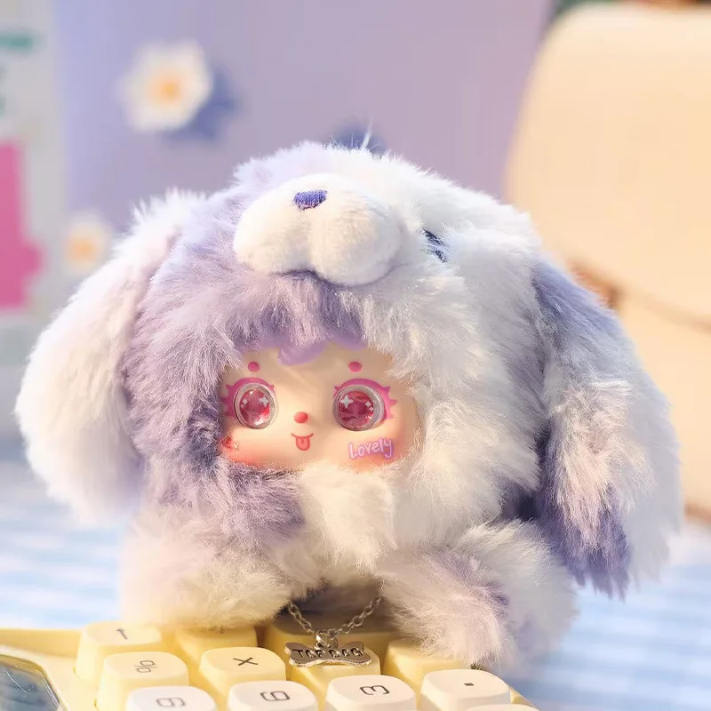 

Новые оригинальные три маленьких пушистых щенков, слушающие слепая коробка, аксессуары для спальни, настольные украшения, подарки-сюрпризы для девочек