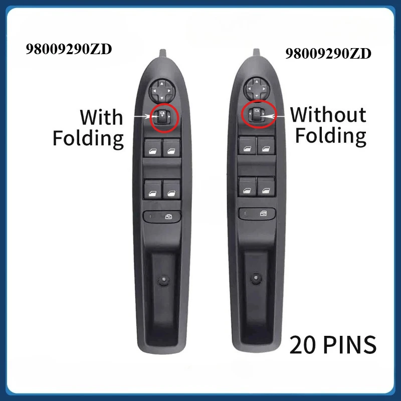 

98009290ZD For Citroen C4L C4 2013-2016 Power Window Mirror Glass Lifter Control Switch Control Button