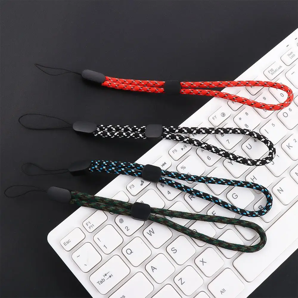 

1 Pc Multicolor Cellphone Hanging Rope Short Style Adjustable Flash Drives Strap Unisex Phone Case Walkie Talkie Lanyard