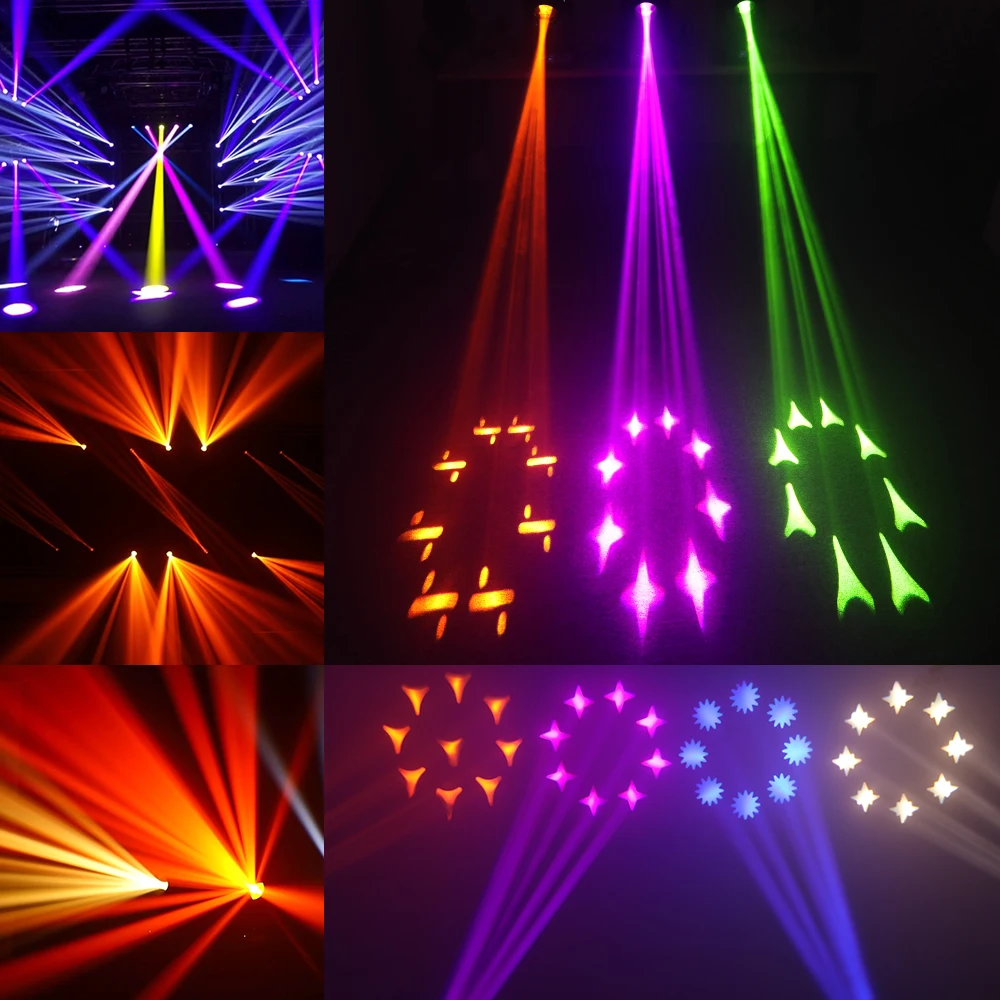 كبير قحافة تتحرك رئيس ضوء 260 واط السوبر مشرق ديسكو ضوء المرحلة الإضاءة مع وحدة تحكم DMX ذاتية المشي لقضبان DJ الحفل #6