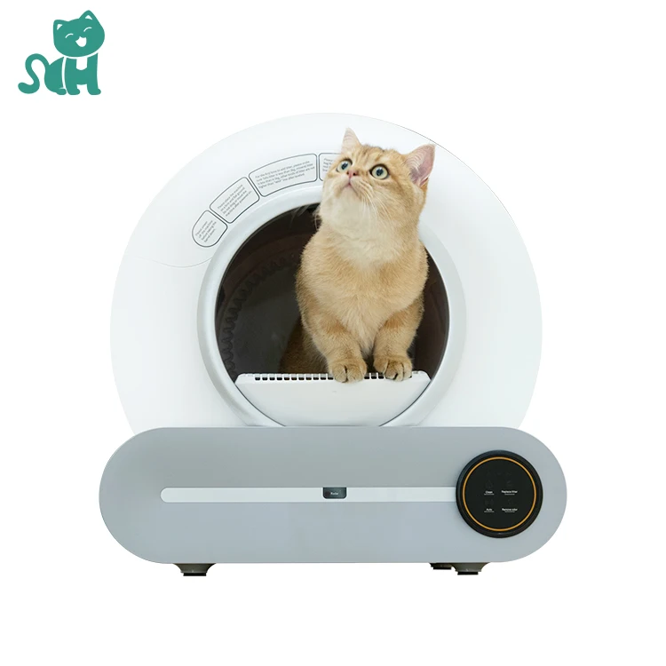 New Design Cat Toilet Automatic 65L Gravity Sensor Cat Litter App Control Enclosed Smart Self Cleaning Cat Toilet