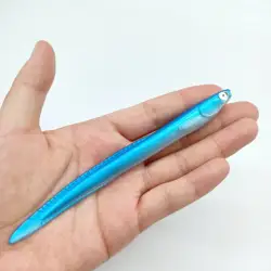 DUODUOYU 3PCS EEL Soft Fishing Lures 14cm 6.3g Artificial Lures Fishing Worm Silicone Bass Pike Swimbait Jigging Plastic Baits