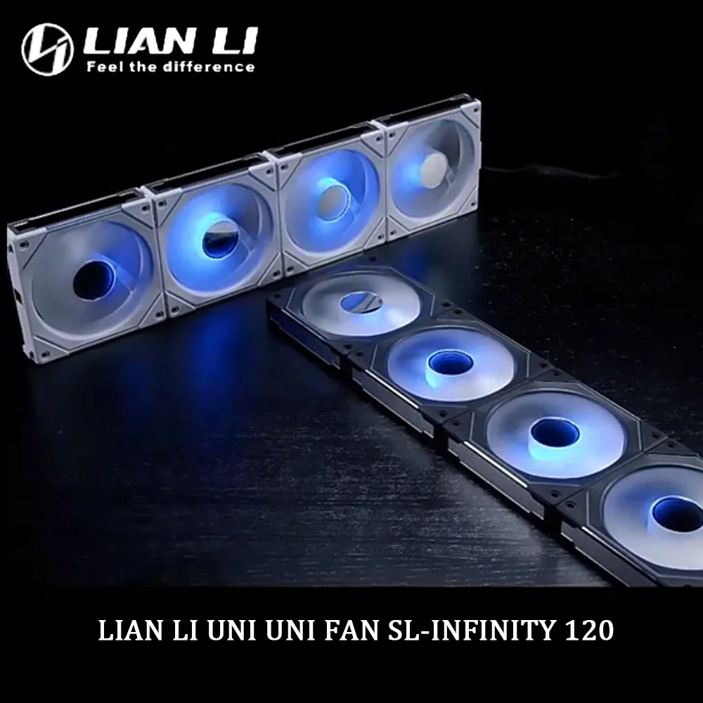 

LIAN LI Gen. 3Th UNI FAN SL-INF120 Infinity Mirror LED ARGB Reverse Blade Computer Cooling Fan 12cm