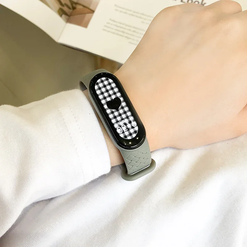 Strap For Xiaomi Mi Band 7 NFC smart Wrist Replacement Miband Sport bracelet Air-hole Correa mi band6 5 4 8 3 Silicone watchband