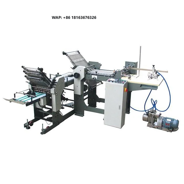 Paper Manual Akkordeon Cutting Creasing and Folding Embossing Machine Continous Sack Plan Cut News Papers Folding Machine 35x70