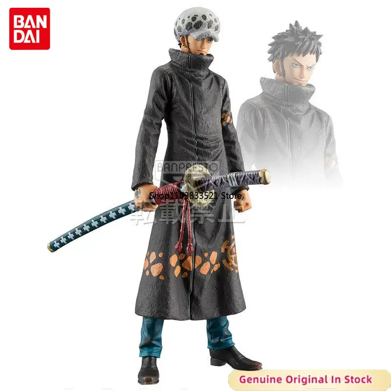 

BANDAI Original DXF Anime ONE PIECE Trafalgar D. Water Law (2 WAY HEAD) Vol.18 Character Action Model Desktop Ornaments