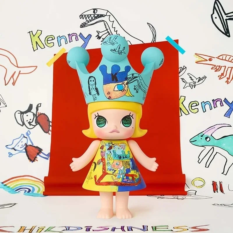 

Authentic Mega Royal Molly 400% Childlike Trendy Ornament Action Doll Kawaii Interior Decoration Series Holiday Gift Fashion Toy