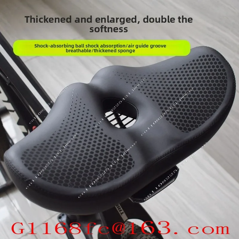 Increase Bicycle Seat Cushion, Thicken Waterproof Electric Bike Saddle, Bicycle Parts