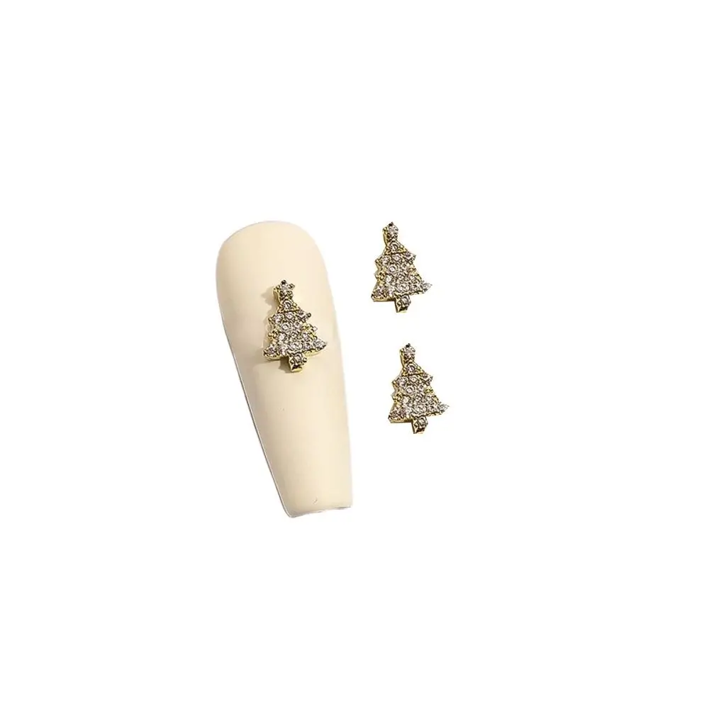 ปีใหม่ตกแต่งเล็บเล็บอะไหล่อุปกรณ์แต่งเล็บเล็บเครื่องประดับคริสต์มาสเล็บ Charms เล็บ Rhinestones เล็บจี้