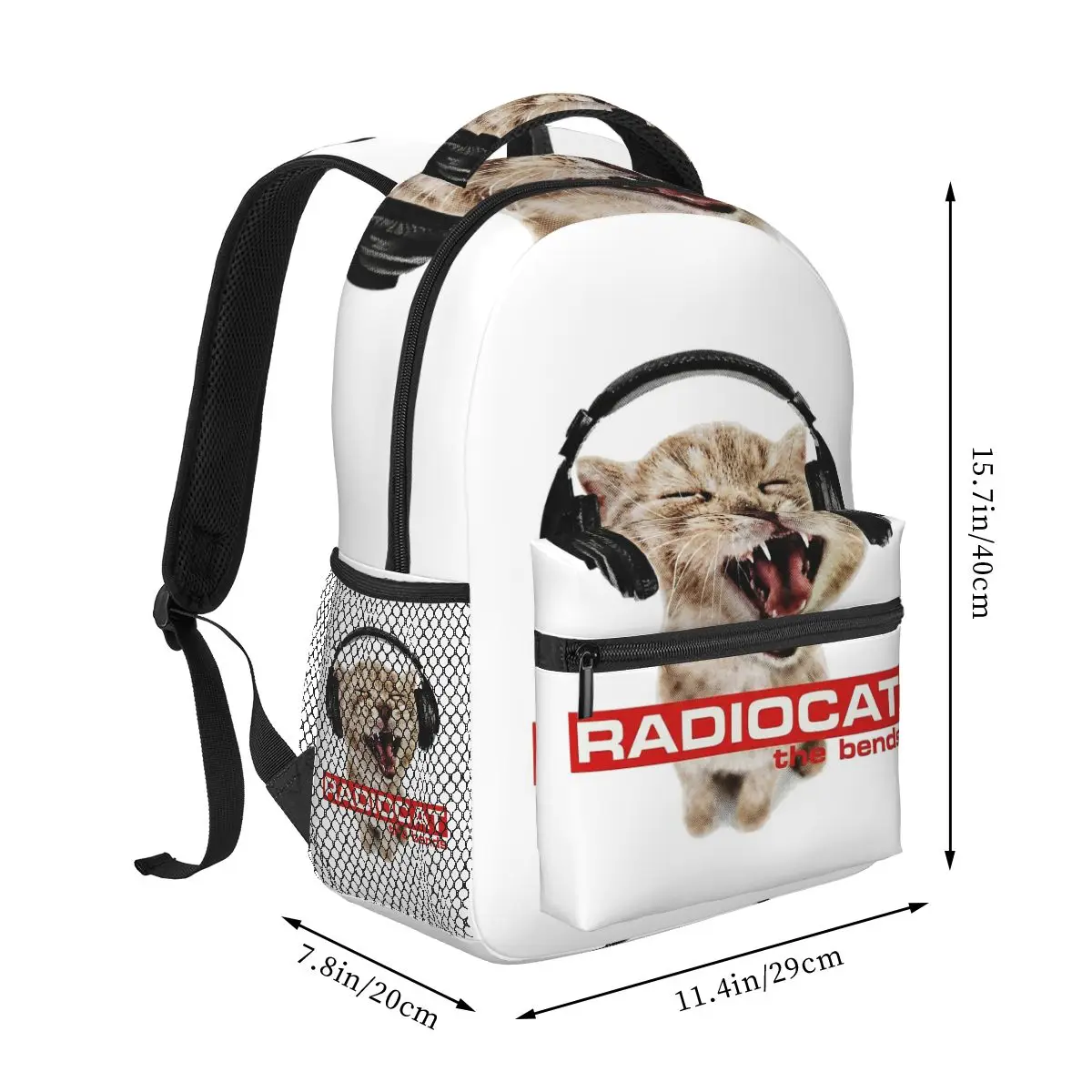 Rock Band Radiohead In Rainbows Album Merch Backpack Hot Sale Daypack Children BookBag School Bag Shoulder Bags for Men Women
