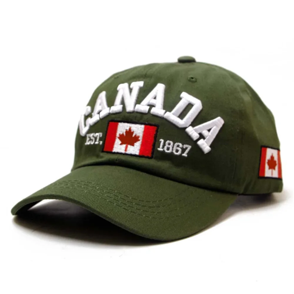 New Baseball Cap Unisex Canadian  Spring Summer Wild Sun Visor Popular Adult Letter Hat