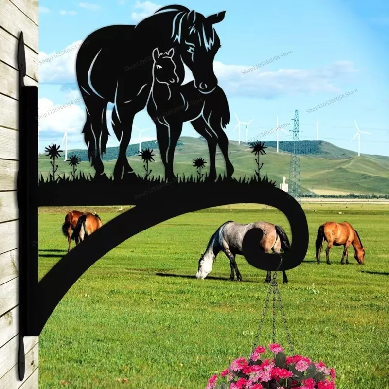 For Hanging Animal Stand Hook Heavy Iron Decorative Gnome Silhouette