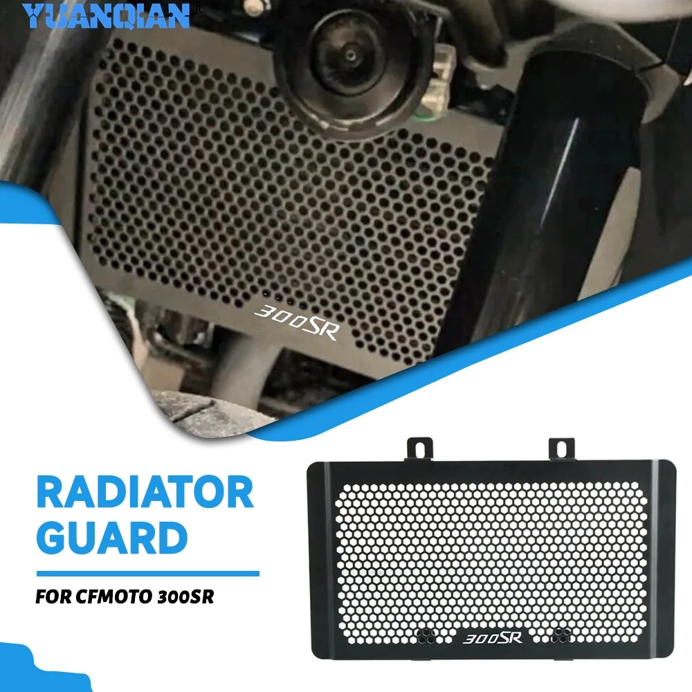 

Motorcycle Radiator Guard Grille Cover Protect Guard For CFMOTO CF MOTO 300SR 300SRS SS300 SR300 2020-2025 24 Cooler Protector