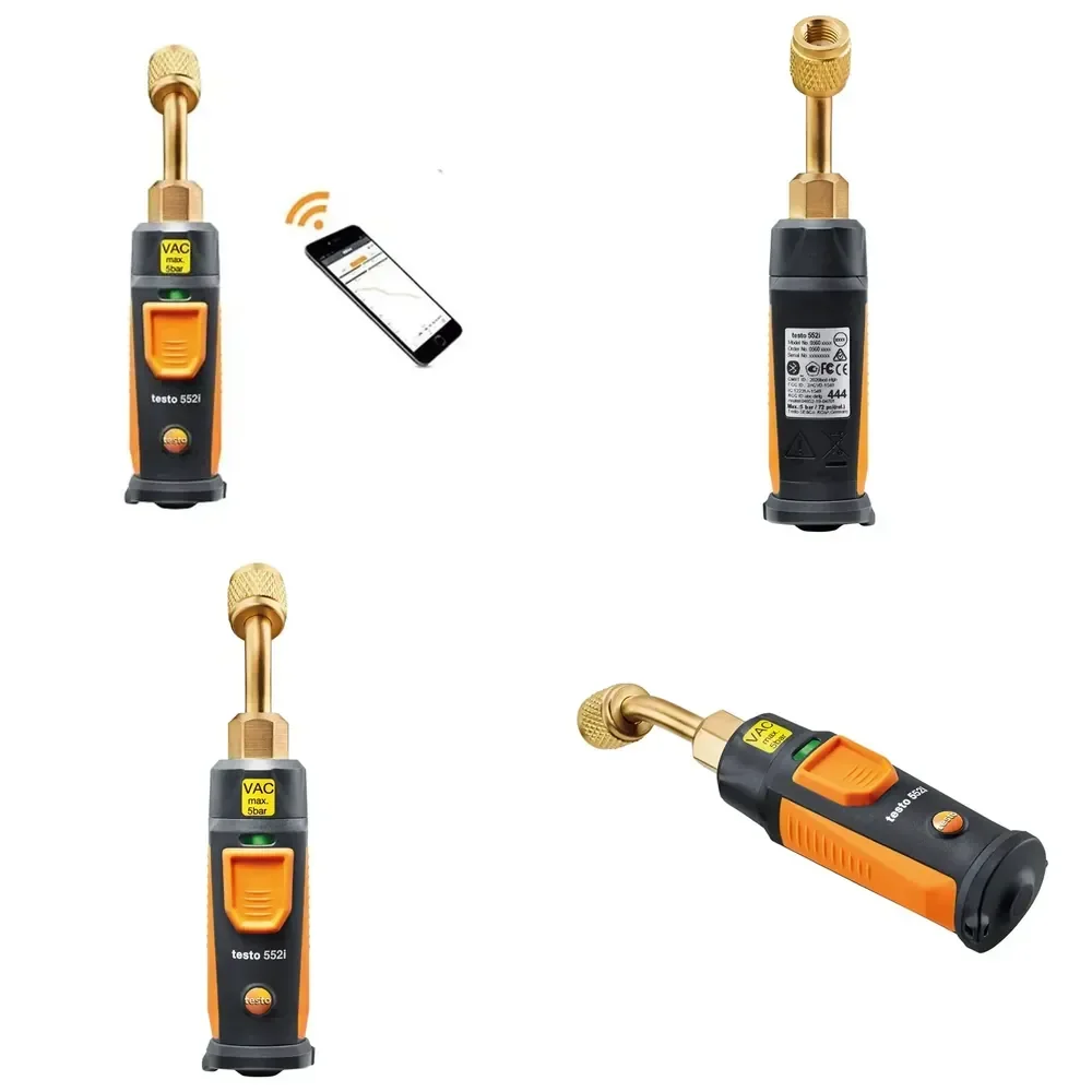 2026 Digital Vacuum Gauge for Testo 552 Testo 552i Smart Wireless HVAC Refrigeration System Vacuum Probe Packaging Part