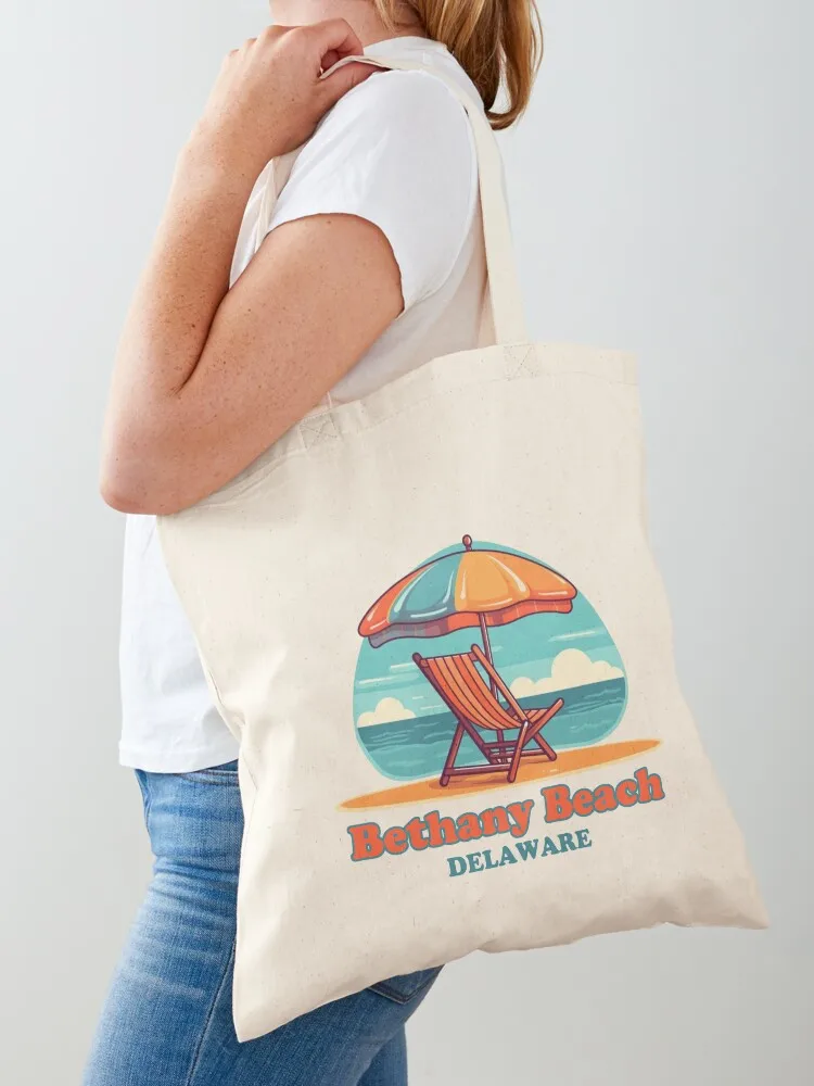 

Sitting in the Shade in Bethany Beach, DE Tote Bag tote bags aesthetic shopping trolley bag ecological bags handbag