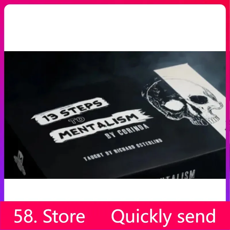 New 2025 13 Steps To Mentalism Special Edition Set by Corinda & Murphy's Magic - Magic tricks ( 58 Store Download )