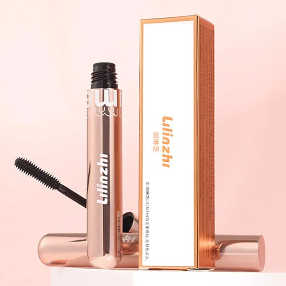 1pcs New Lashes Mascara Waterproof Silk Fiber Mascara Curling Black Makeup Extensions Sexy Eyes Long Cosmetics Eyelash Z0R1