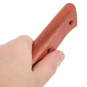 1Set Professional Wooden Cutter Handle Replacement for Kitchen Knife Tools Ergonomic Resistant Smooth Polished